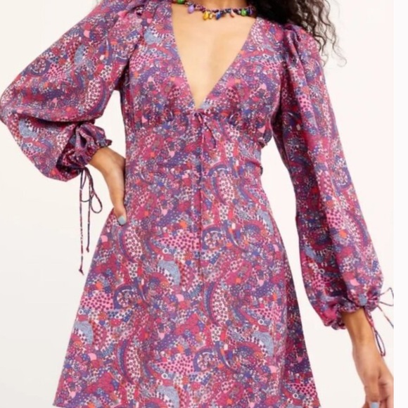 Tonya Long Sleeve Mini Dress - Picture 1 of 4